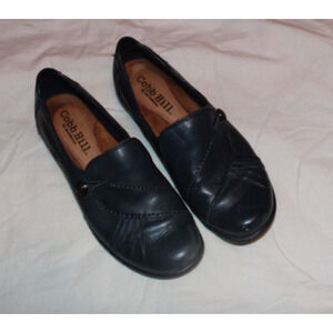 Women’s Cobb Hill Paulette Slip On Loafer Navy Leather Size 7